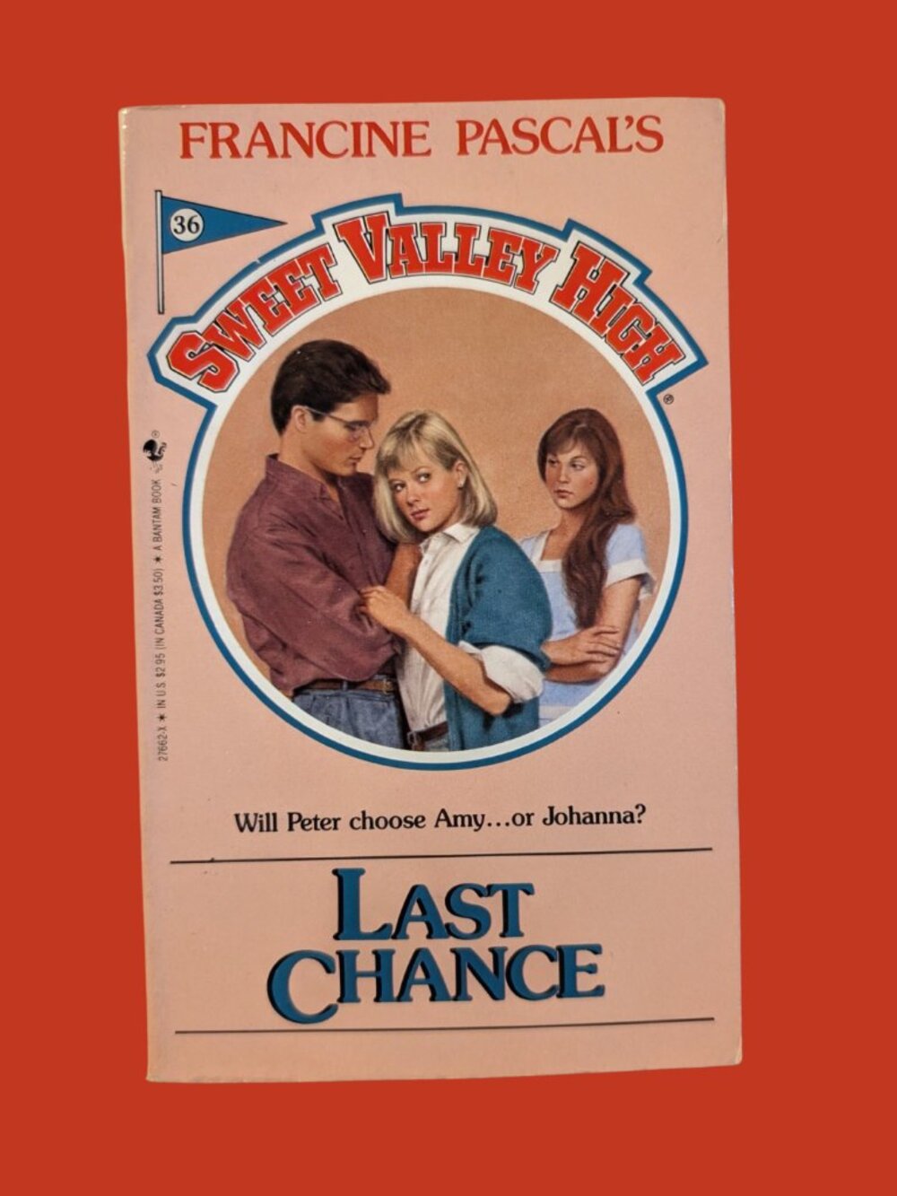 5/$20 Sweet Valley High #36 Last Chance Vintage 1987 Bantam Paperback